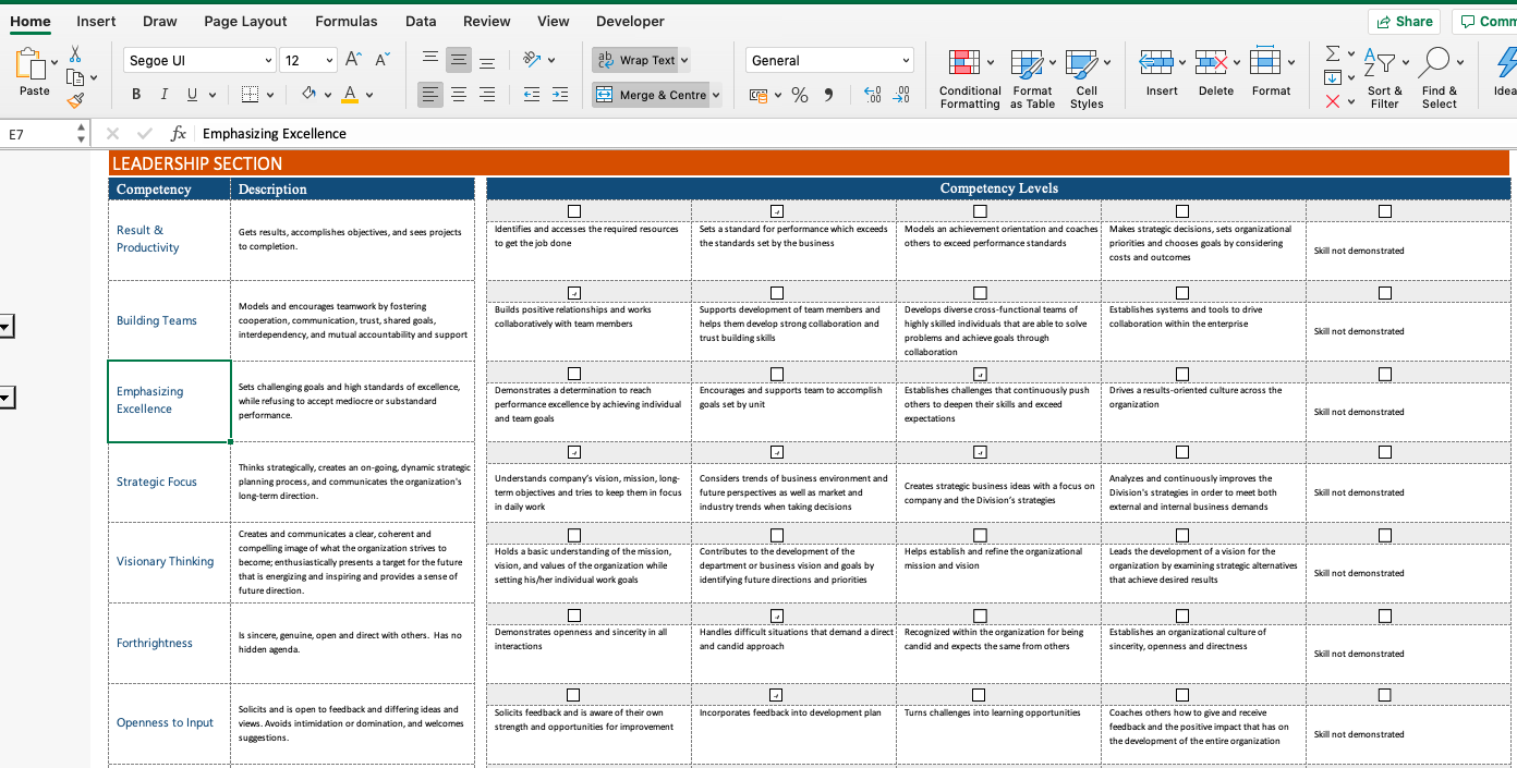 How to Build a Multi-Question Survey with Checkboxes in Excel