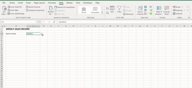 How to Add a Dropdown List to an Excel Cell (Data Validation)
